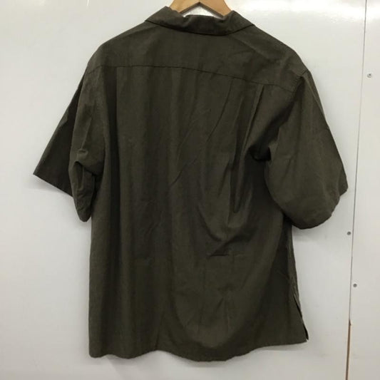 グリーンレーベルリラクシング green label relaxing シャツ、ブラウス 半袖 半袖シャツ 無地シャツ M 無地 カーキ / カーキ / khaki メンズ USED 古着 中古 10153279