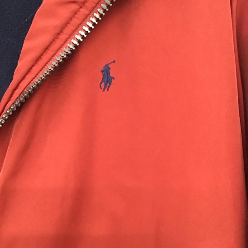 ポロバイラルフローレン Polo by RALPH LAUREN ジャケット、上着 ジャンパー、ブルゾン ジップアップジャケット ナイロンジャケット アウター XL ロゴ、文字 赤 / レッド / red メンズ USED 古着 中古 10153281