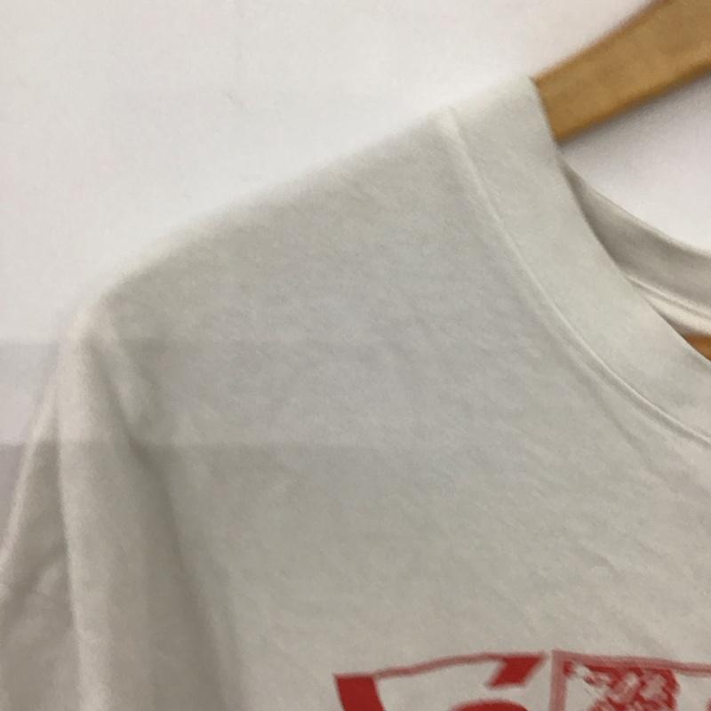 ザ インターナショナル The Internatiiional Tシャツ 半袖 半袖カットソー プリントTシャツ クルーネックカットソー XL プリント 白 / ホワイト / white メンズ USED 古着 中古 10153282