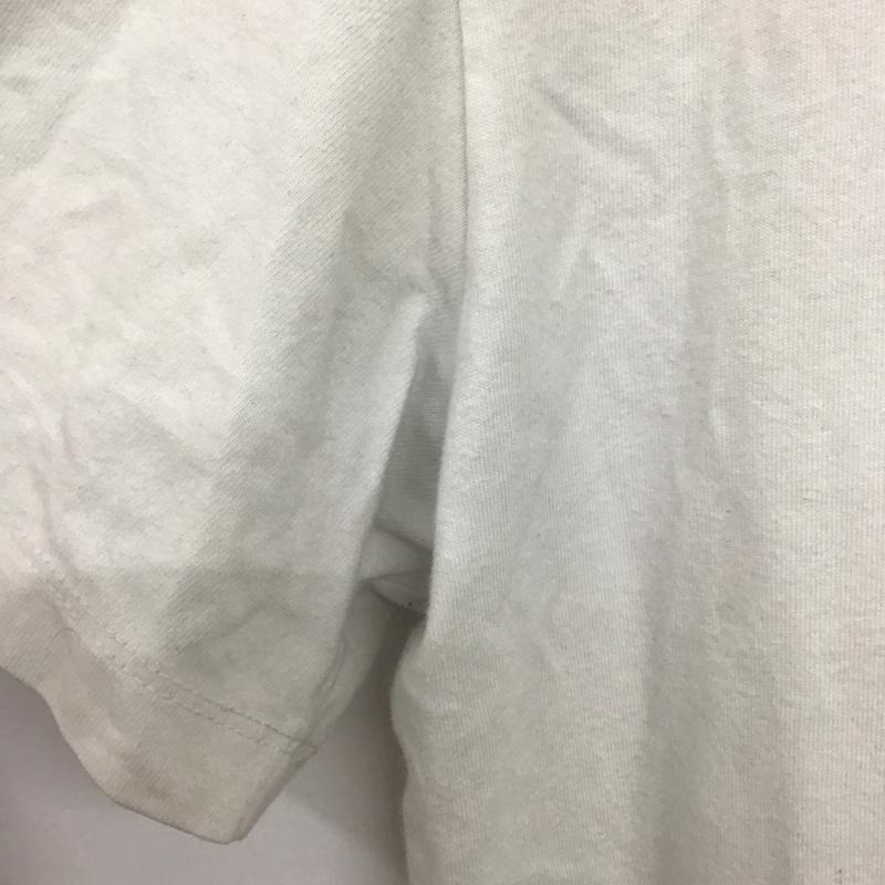 ザ インターナショナル The Internatiiional Tシャツ 半袖 半袖カットソー プリントTシャツ クルーネックカットソー XL プリント 白 / ホワイト / white メンズ USED 古着 中古 10153282
