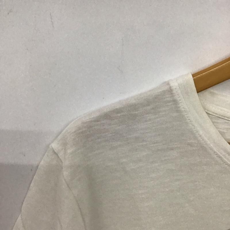 スペンド SPEND Tシャツ 半袖 半袖カットソー プリントTシャツ クルーネックカットソー L プリント 白 / ホワイト / white メンズ USED 古着 中古 10153283