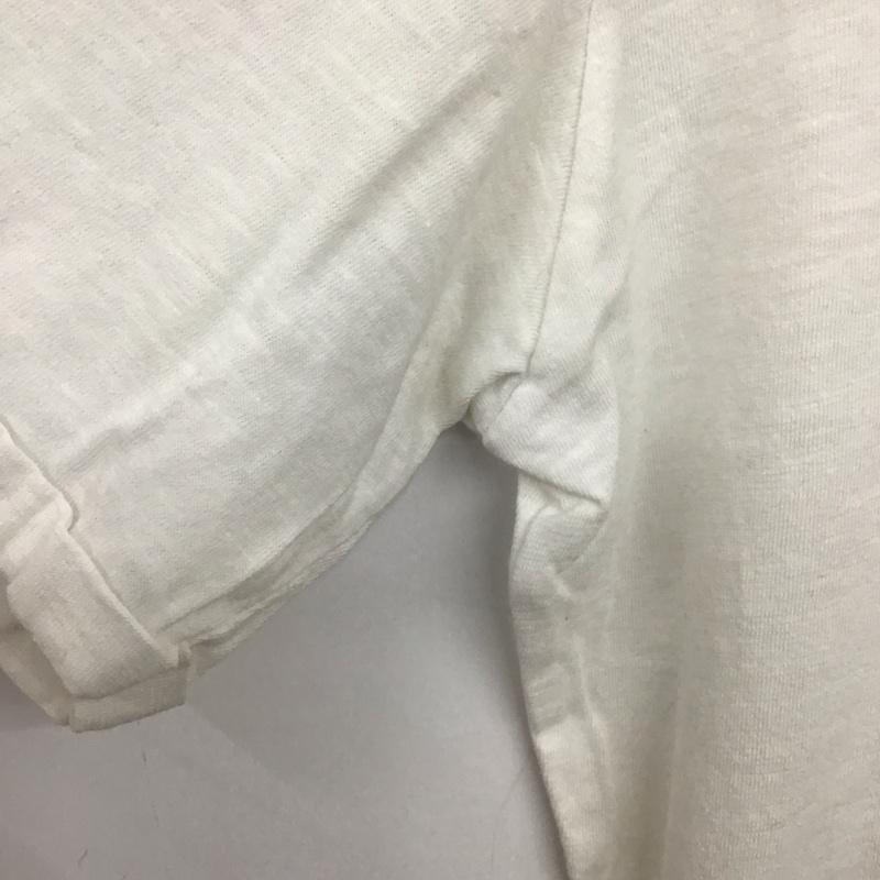 スペンド SPEND Tシャツ 半袖 半袖カットソー プリントTシャツ クルーネックカットソー L プリント 白 / ホワイト / white メンズ USED 古着 中古 10153283