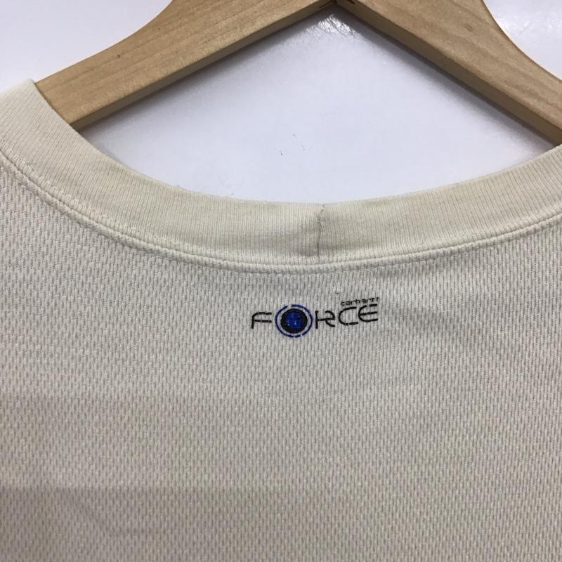 カーハート Carhartt カットソー 長袖 長袖カットソー クルーネックカットソー 無地カットソー L 無地 ベージュ / ベージュ / beige メンズ USED 古着 中古 10153289