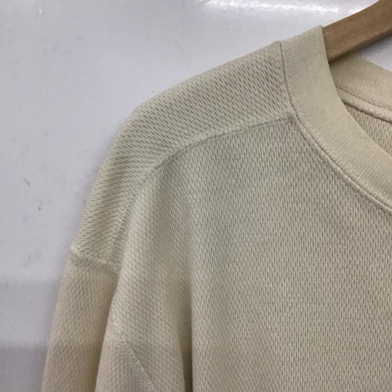 カーハート Carhartt カットソー 長袖 長袖カットソー クルーネックカットソー 無地カットソー L 無地 ベージュ / ベージュ / beige メンズ USED 古着 中古 10153289