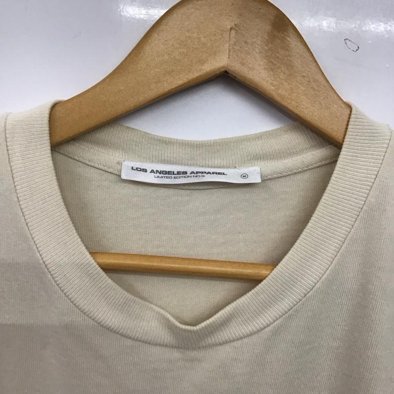 ロサンゼルスアパレル LOS ANGELES APPAREL Tシャツ 半袖 半袖カットソー プリントTシャツ クルーネックカットソー M 無地 ベージュ / ベージュ / beige メンズ USED 古着 中古 10153291