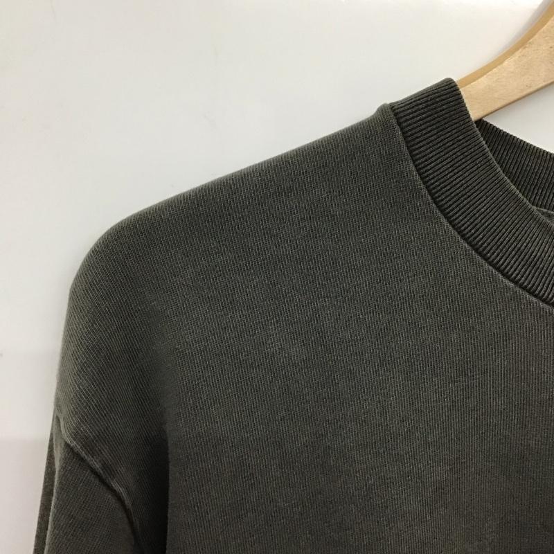 イージー シーズン6 YEEZY SEASON 6 カットソー 長袖 長袖カットソー 無地カットソー クルーネック XS 無地 ダークグレー / ダークグレー / メンズ USED 古着 中古 10153293