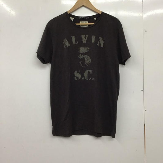 スコッチアンドソーダ SCOTCH＆SODA Tシャツ 半袖 半袖カットソー プリントTシャツ クルーネックカットソー M プリント ダークグレー / ダークグレー / メンズ USED 古着 中古 10153296