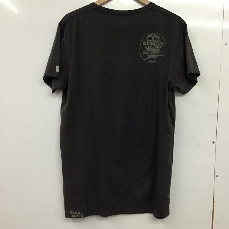 スコッチアンドソーダ SCOTCH＆SODA Tシャツ 半袖 半袖カットソー プリントTシャツ クルーネックカットソー M プリント ダークグレー / ダークグレー / メンズ USED 古着 中古 10153296