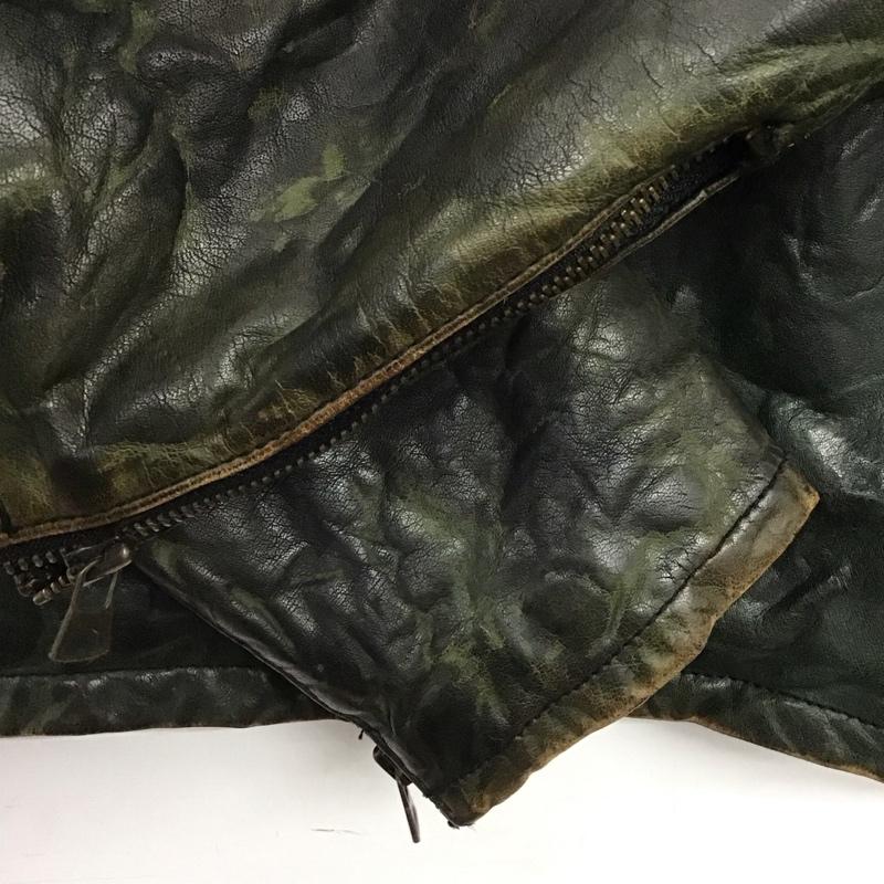 リーバイス Levi s ジャケット、上着 ジャンパー、ブルゾン レザージャケット ジップアップジャケット アウター S 無地 ダークグレー / ダークグレー / メンズ USED 古着 中古 10153299