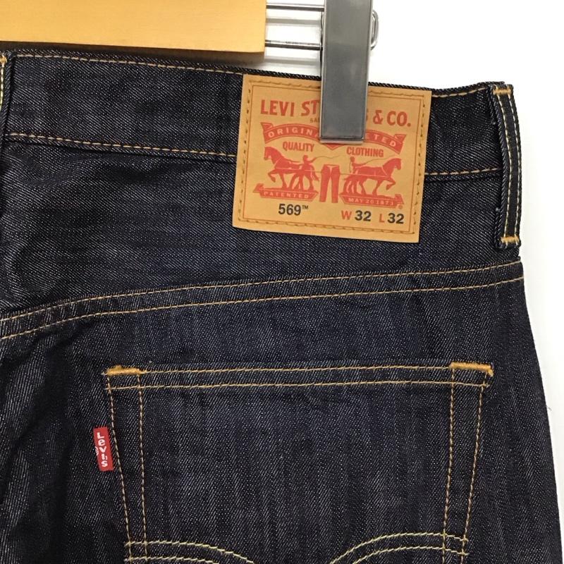 リーバイストラウスアンドコー Levi Strauss & co. パンツ デニム、ジーンズ デニムパンツ ワイドパンツ カジュアルパンツ 32インチ 無地 インディゴ / インディゴ / Indigo メンズ USED 古着 中古 10153300