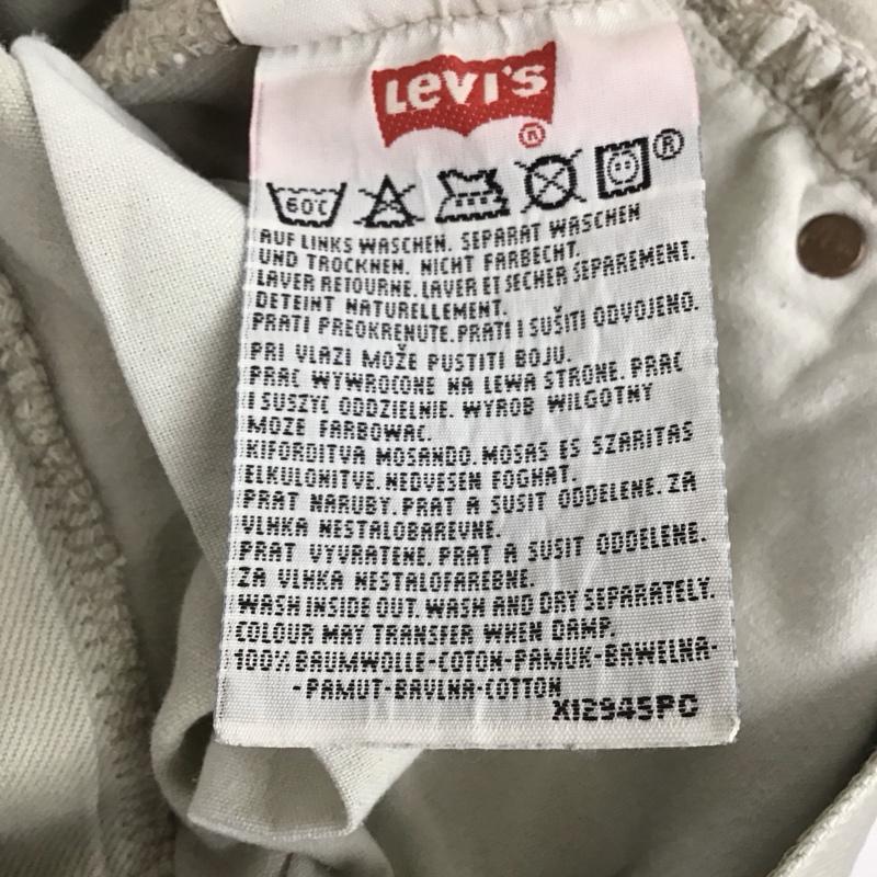 リーバイストラウスアンドコー Levi Strauss & co. パンツ デニム、ジーンズ デニムパンツ スリムパンツ カジュアルパンツ 33インチ 無地 ベージュ / ベージュ / beige メンズ USED 古着 中古 10153303
