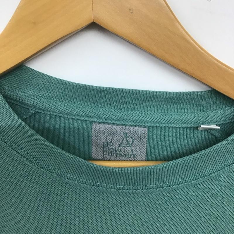 ゴースローキャラバン go slow caravan Tシャツ 半袖 半袖カットソー プリントTシャツ クルーネックカットソー 4 プリント 薄緑 / ライトグリーン / メンズ USED 古着 中古 10153309
