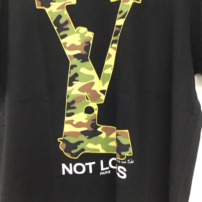 awesome awesome Tシャツ 半袖 半袖カットソー プリントTシャツ クルーネックカットソー XL プリント 黒 / ブラック / black メンズ USED 古着 中古 10153310