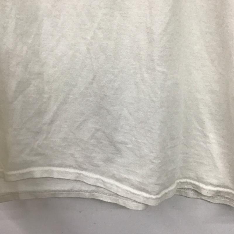 ギルダン GILDAN Tシャツ 半袖 半袖カットソー プリントTシャツ クルーネックカットソー L プリント 白 / ホワイト / white メンズ USED 古着 中古 10153313