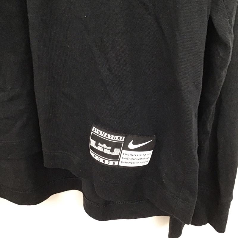 ナイキ NIKE Tシャツ 長袖 hf6192-010 バスケットボールトップス ロゴ、文字 黒 / ブラック / black メンズ USED 古着 中古 10153314