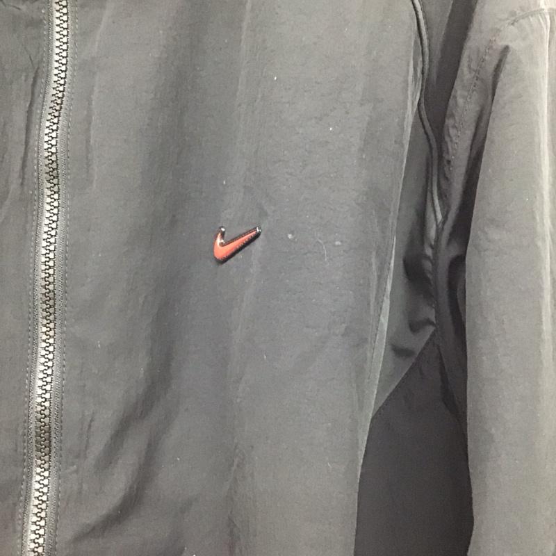 ナイキ NIKE ジャケット、上着 ジャンパー、ブルゾン hv6516-011 ウーヴントラックL/Sトップ ジップアップジャケット XL ロゴ、文字 黒 / ブラック / black メンズ USED 古着 中古 10153315