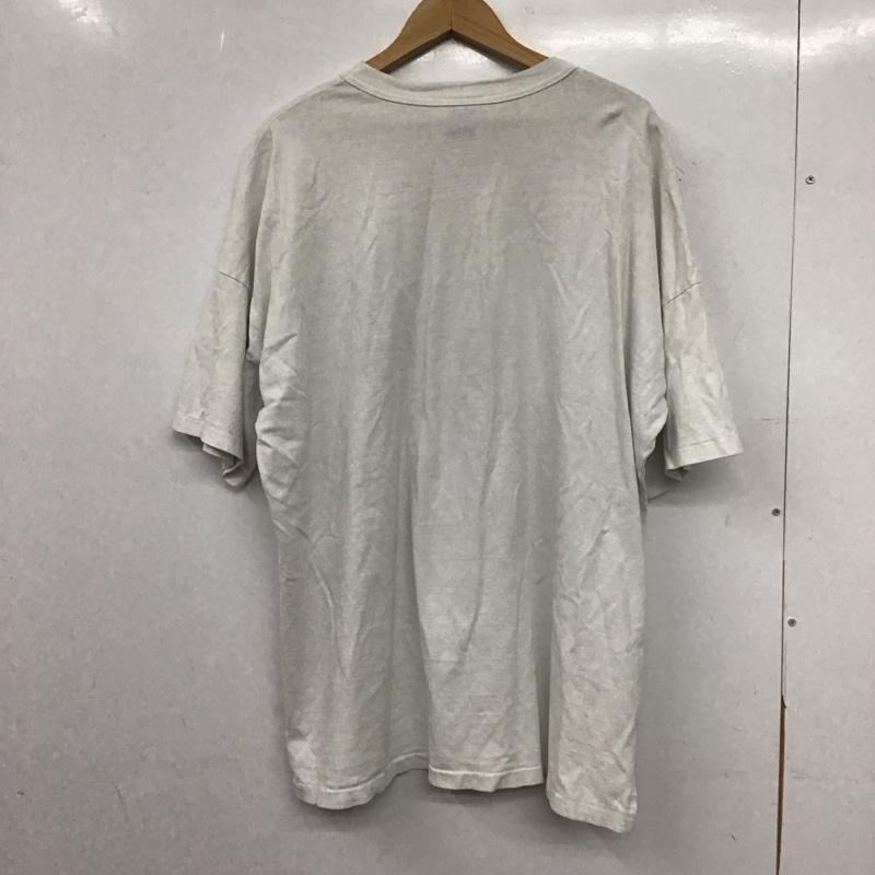 イーストファーイースト EASTFAREAST Tシャツ 半袖 半袖カットソー プリントTシャツ クルーネックカットソー 3 ロゴ、文字 白 / ホワイト / white メンズ USED 古着 中古 10153317
