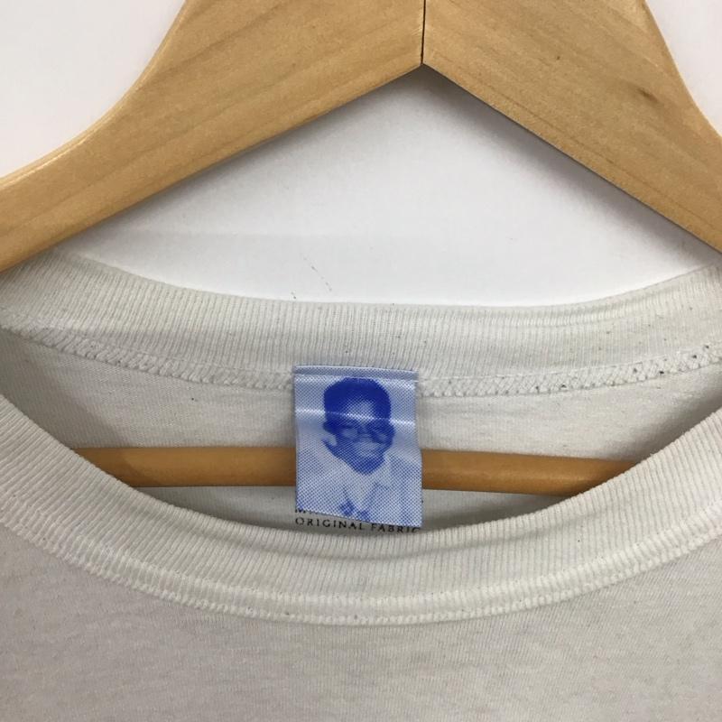 イーストファーイースト EASTFAREAST Tシャツ 半袖 半袖カットソー プリントTシャツ クルーネックカットソー 3 ロゴ、文字 白 / ホワイト / white メンズ USED 古着 中古 10153317