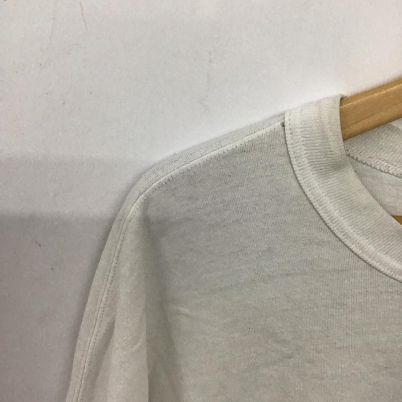 イーストファーイースト EASTFAREAST Tシャツ 半袖 半袖カットソー プリントTシャツ クルーネックカットソー 3 ロゴ、文字 白 / ホワイト / white メンズ USED 古着 中古 10153317