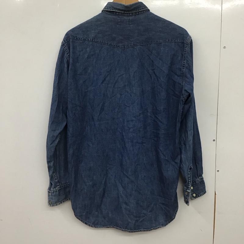ブルーブルー BLUE BLUE シャツ、ブラウス 長袖 長袖シャツ デニムシャツ カラーシャツ 2 無地 インディゴ / インディゴ / Indigo メンズ USED 古着 中古 10153321