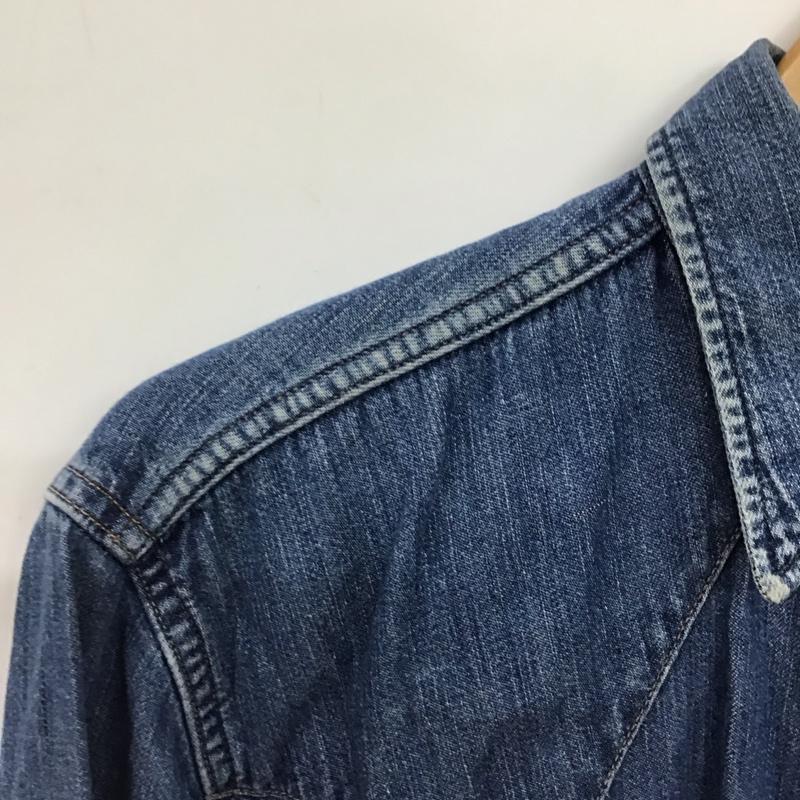 ブルーブルー BLUE BLUE シャツ、ブラウス 長袖 長袖シャツ デニムシャツ カラーシャツ 2 無地 インディゴ / インディゴ / Indigo メンズ USED 古着 中古 10153321