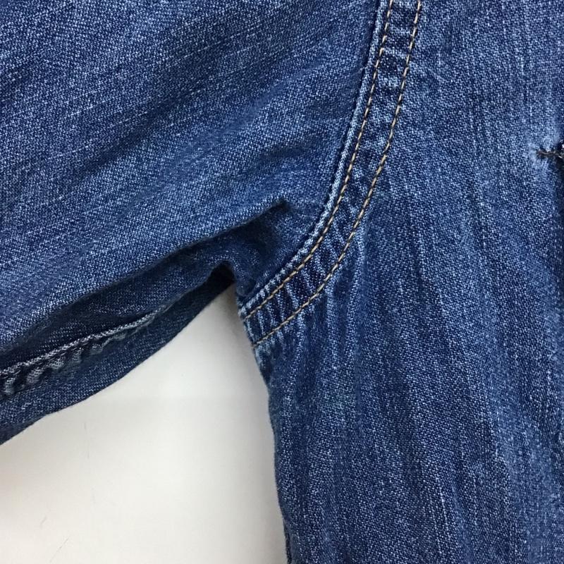 ブルーブルー BLUE BLUE シャツ、ブラウス 長袖 長袖シャツ デニムシャツ カラーシャツ 2 無地 インディゴ / インディゴ / Indigo メンズ USED 古着 中古 10153321