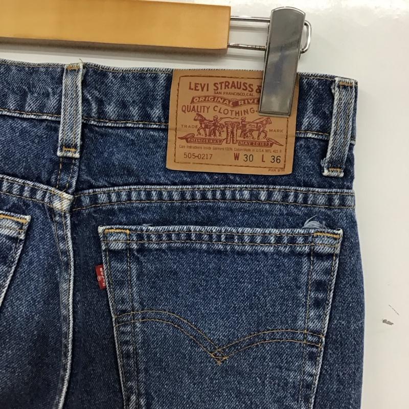 リーバイストラウスアンドコー Levi Strauss & co. パンツ デニム、ジーンズ デニムパンツ スリムパンツ カジュアルパンツ 30インチ 無地 インディゴ / インディゴ / Indigo メンズ USED 古着 中古 10153328