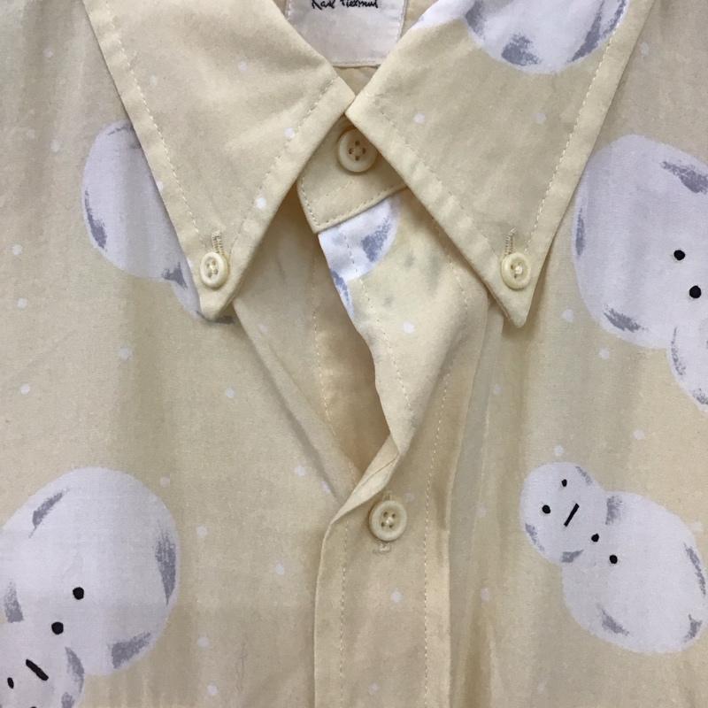 カールヘルム KARLHELMUT シャツ、ブラウス 長袖 長袖シャツ プリントシャツ カラーシャツ M プリント 黄 / イエロー / yellow メンズ USED 古着 中古 10153329