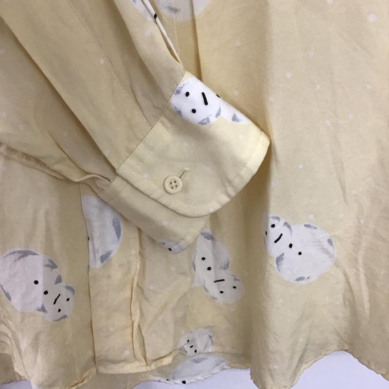 カールヘルム KARLHELMUT シャツ、ブラウス 長袖 長袖シャツ プリントシャツ カラーシャツ M プリント 黄 / イエロー / yellow メンズ USED 古着 中古 10153329