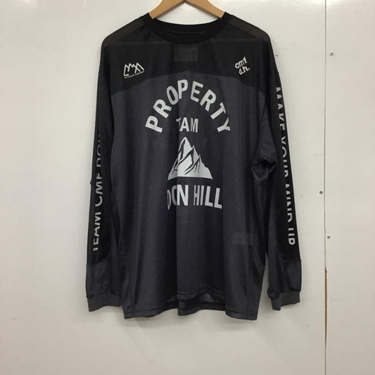 コンフィー comfy カットソー 長袖 BMXTEE 長袖カットソー XL ロゴ、文字 ダークグレー / ダークグレー / メンズ USED 古着 中古 10153333