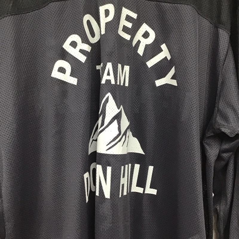 コンフィー comfy カットソー 長袖 BMXTEE 長袖カットソー XL ロゴ、文字 ダークグレー / ダークグレー / メンズ USED 古着 中古 10153333