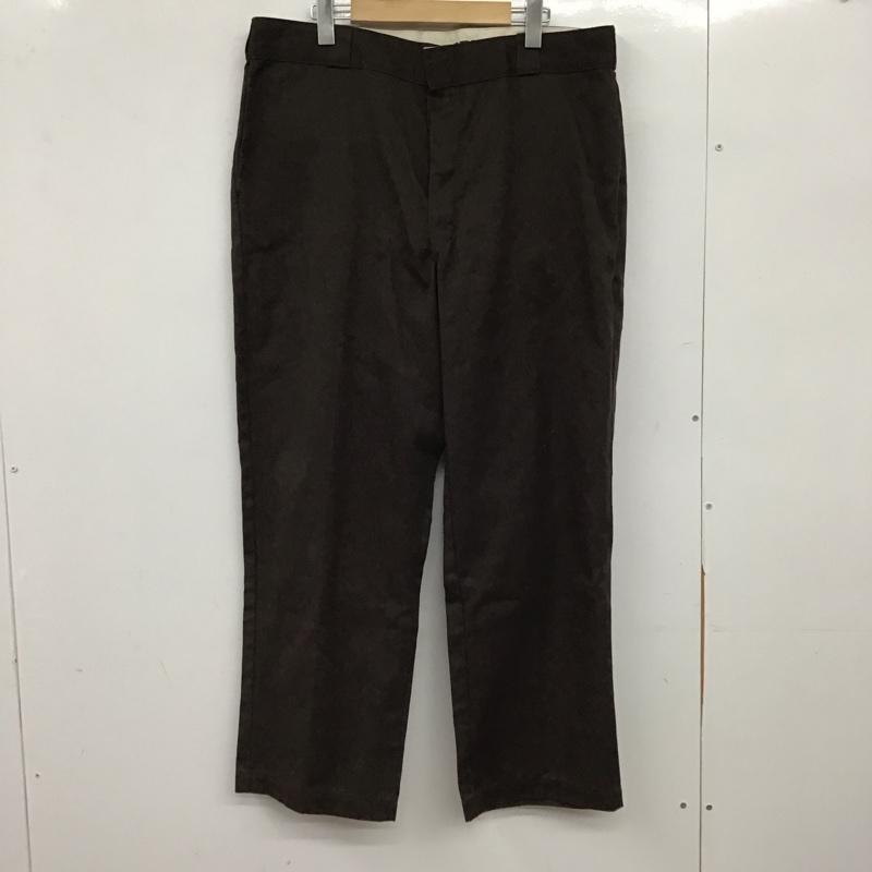 ディッキーズ Dickies パンツ ワークパンツ、ペインターパンツ ワークパンツ ワイドパンツ カジュアルパンツ 38 ロゴ、文字 茶 / ブラウン / brown メンズ USED 古着 中古 10153336