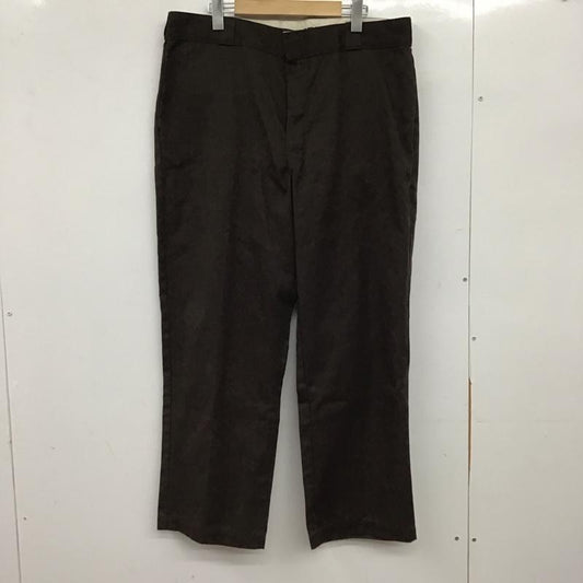 ディッキーズ Dickies パンツ ワークパンツ、ペインターパンツ ワークパンツ ワイドパンツ カジュアルパンツ 38 ロゴ、文字 茶 / ブラウン / brown メンズ USED 古着 中古 10153336