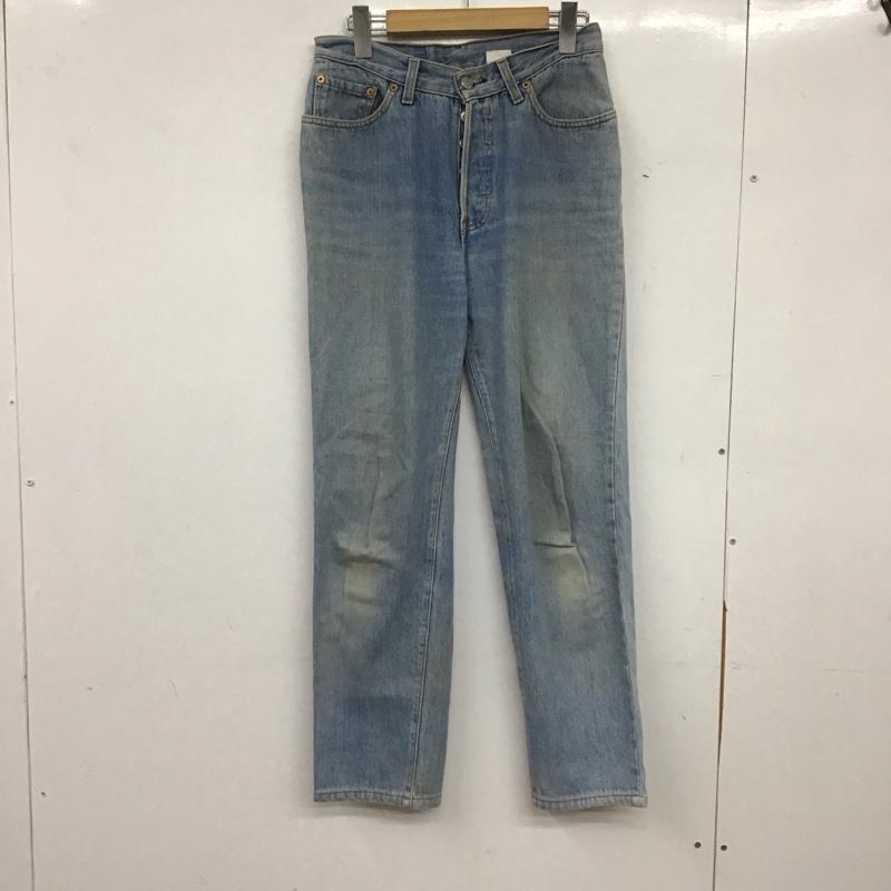 リーバイストラウスアンドコー Levi Strauss & co. パンツ デニム、ジーンズ デニムパンツ スリムパンツ カジュアルパンツ M 無地 インディゴ / インディゴ / Indigo メンズ USED 古着 中古 10153337