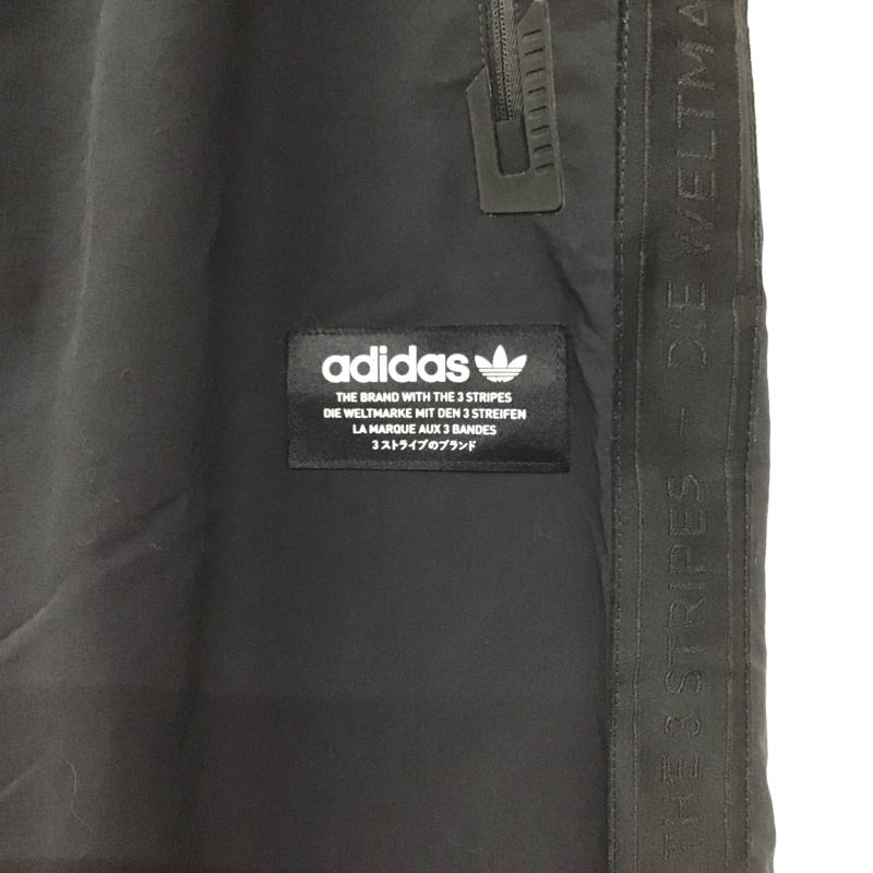 アディダス adidas パンツ ワークパンツ、ペインターパンツ bs2587 ナイロンパンツ スポーツウェア ロゴ、文字 黒 / ブラック / black メンズ USED 古着 中古 10153338