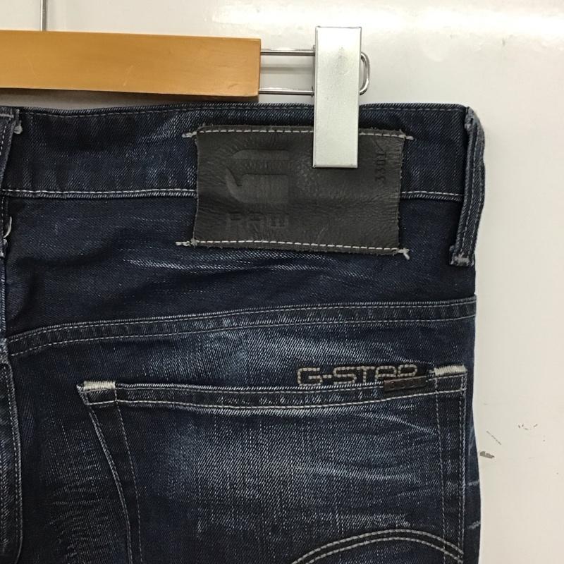 ジースターロゥ G-STAR RAW パンツ デニム、ジーンズ デニムパンツ スリムパンツ カジュアルパンツ ストレッチパンツ 34 プリント インディゴ / インディゴ / Indigo メンズ USED 古着 中古 10153339