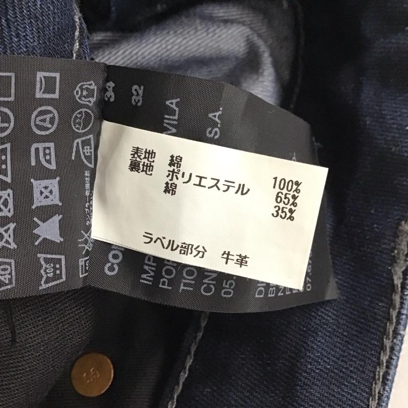 ジースターロゥ G-STAR RAW パンツ デニム、ジーンズ デニムパンツ スリムパンツ カジュアルパンツ ストレッチパンツ 34 プリント インディゴ / インディゴ / Indigo メンズ USED 古着 中古 10153339