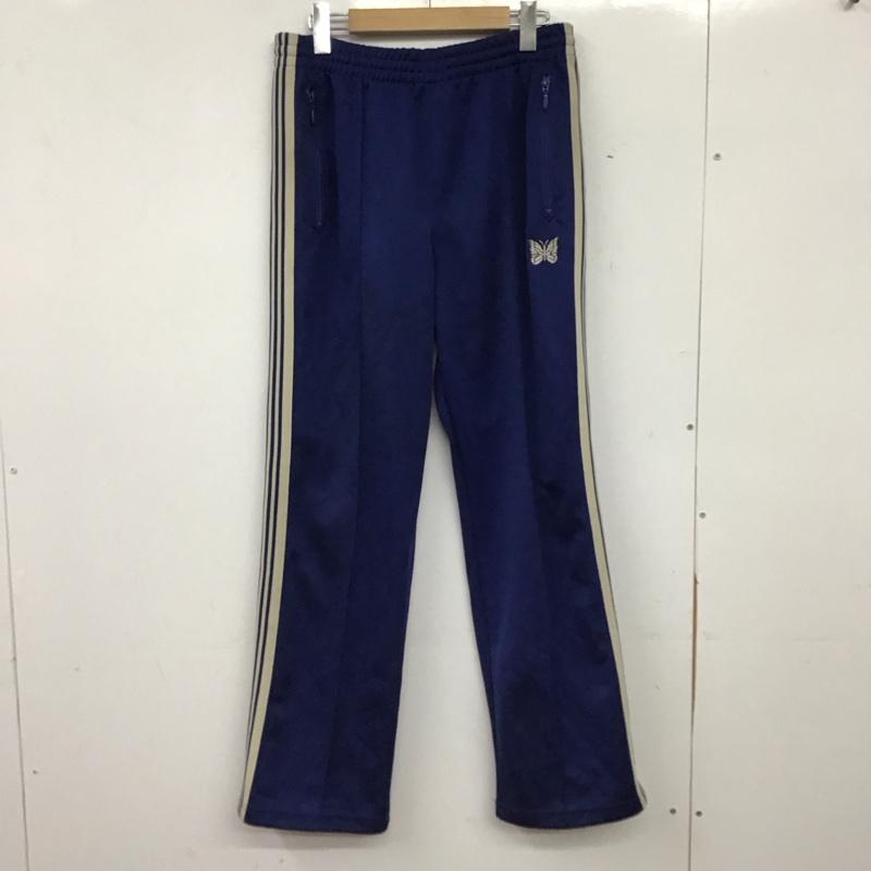 ニードルス Needles パンツ ワークパンツ、ペインターパンツ ワイドパンツ カジュアルパンツ ワークパンツ S ロゴ、文字 青 / ブルー / blue メンズ USED 古着 中古 10153340