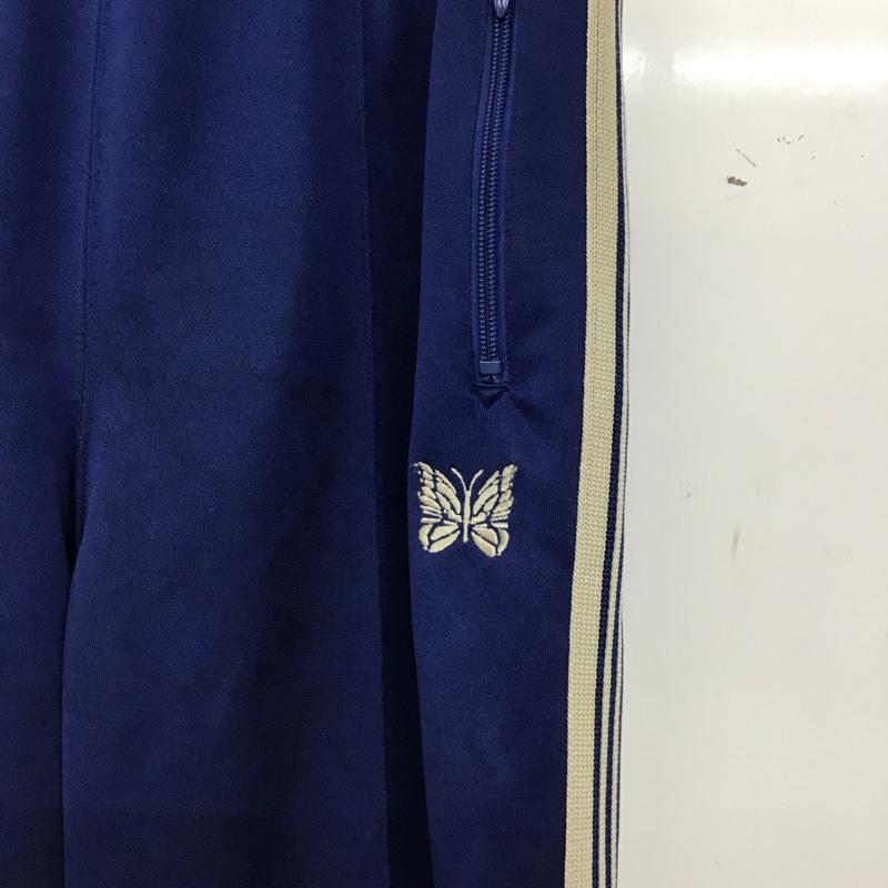 ニードルス Needles パンツ ワークパンツ、ペインターパンツ ワイドパンツ カジュアルパンツ ワークパンツ S ロゴ、文字 青 / ブルー / blue メンズ USED 古着 中古 10153340
