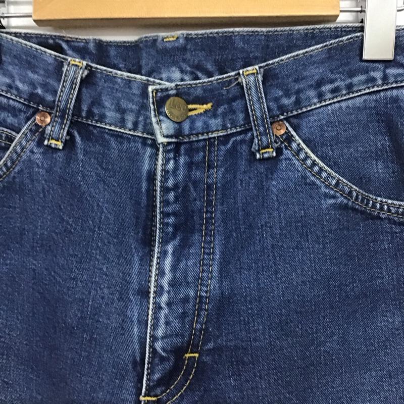 リー Lee パンツ デニム、ジーンズ デニムパンツ スリムパンツ カジュアルパンツ 30インチ 無地 インディゴ / インディゴ / Indigo メンズ USED 古着 中古 10153341