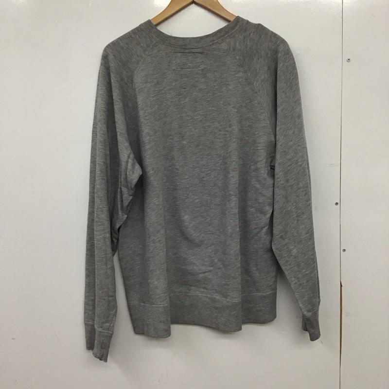アバクロンビーアンドフィッチ ABERCROMBIE&FITCH トレーナー 長袖 長袖トレーナー スウェット クルーネック プルオーバー XL ロゴ、文字 灰 / グレー / gray メンズ USED 古着 中古 10153343