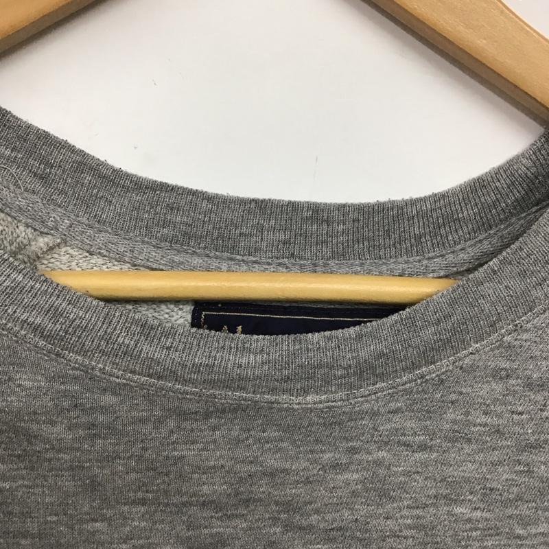 アバクロンビーアンドフィッチ ABERCROMBIE&FITCH トレーナー 長袖 長袖トレーナー スウェット クルーネック プルオーバー XL ロゴ、文字 灰 / グレー / gray メンズ USED 古着 中古 10153343