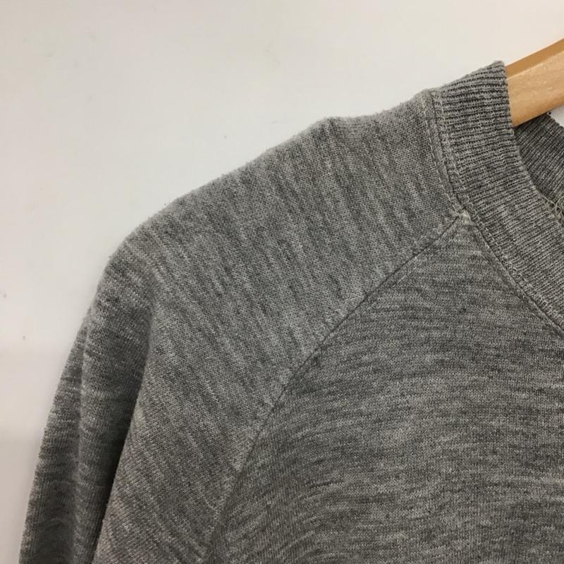 アバクロンビーアンドフィッチ ABERCROMBIE&FITCH トレーナー 長袖 長袖トレーナー スウェット クルーネック プルオーバー XL ロゴ、文字 灰 / グレー / gray メンズ USED 古着 中古 10153343
