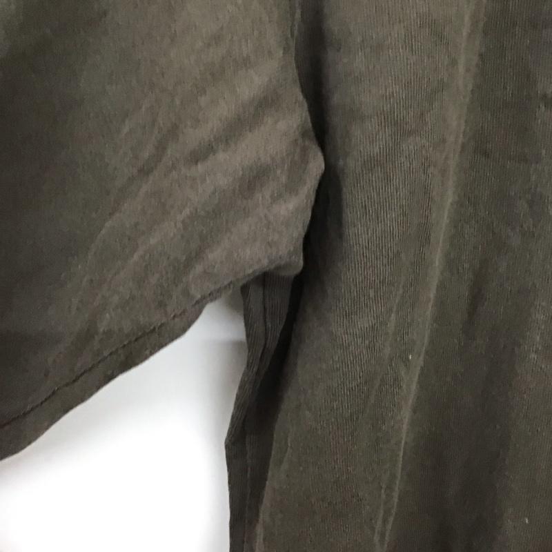 カーハート Carhartt カットソー 長袖 長袖カットソー プリントカットソー クルーネック XL プリント 茶 / ブラウン / brown メンズ USED 古着 中古 10153344