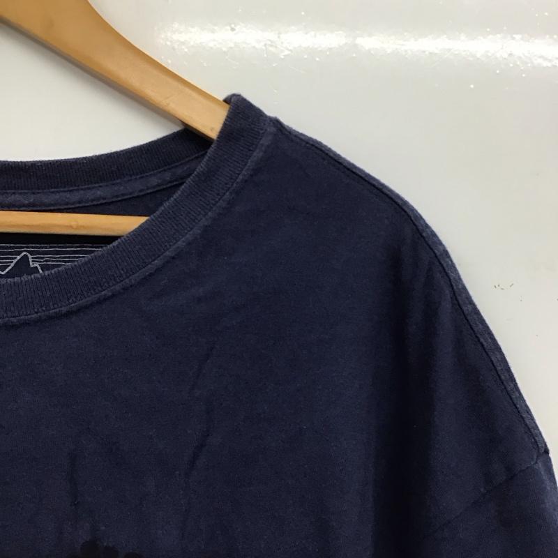 パタゴニア patagonia Tシャツ 半袖 半袖カットソー プリントTシャツ クルーネックカットソー XL プリント 紺 / ネイビー / navy メンズ USED 古着 中古 10153346