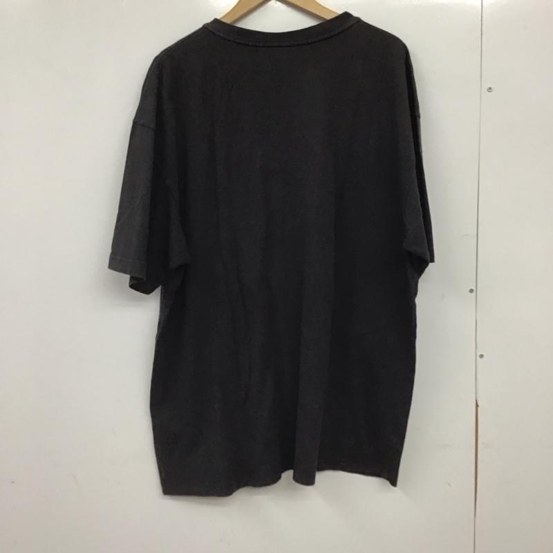 カーハート Carhartt Tシャツ 半袖 半袖カットソー プリントTシャツ ヘンリーネックカットソー XL ロゴ、文字 ダークグレー / ダークグレー / メンズ USED 古着 中古 10153349