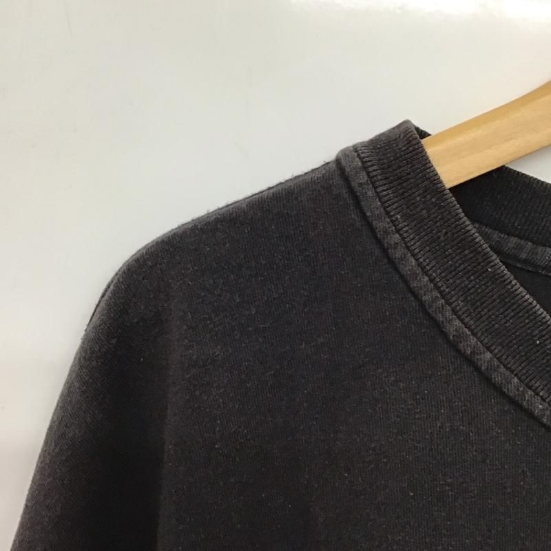 カーハート Carhartt Tシャツ 半袖 半袖カットソー プリントTシャツ ヘンリーネックカットソー XL ロゴ、文字 ダークグレー / ダークグレー / メンズ USED 古着 中古 10153349