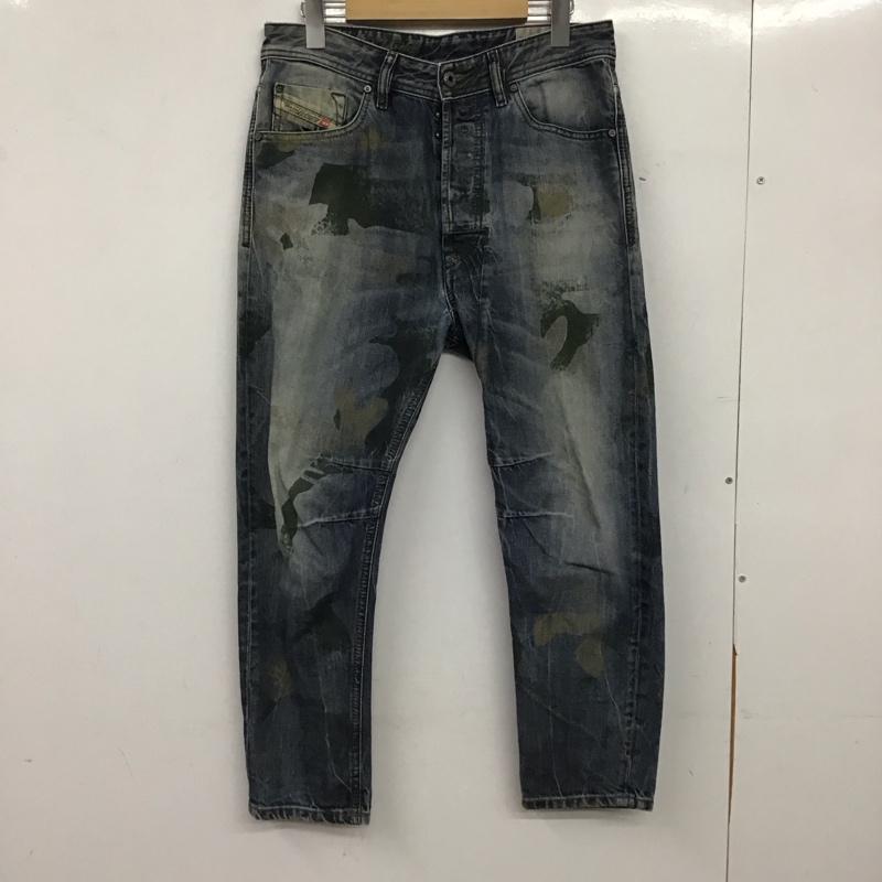 ディーゼル DIESEL パンツ デニム、ジーンズ W28 ペイント 28インチ  青 / ブルー / blue メンズ USED 古着 中古 10153351