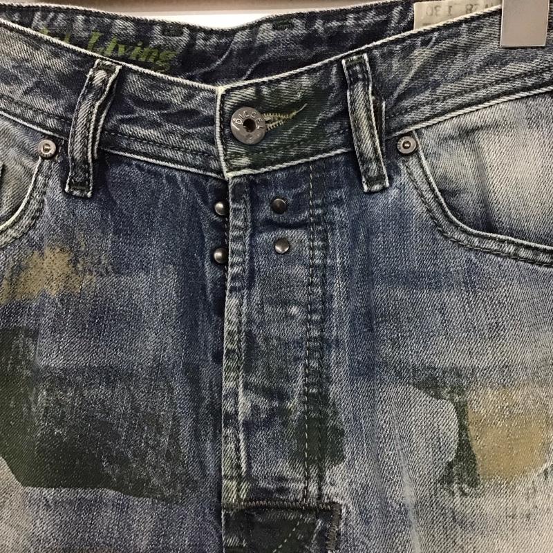 ディーゼル DIESEL パンツ デニム、ジーンズ W28 ペイント 28インチ  青 / ブルー / blue メンズ USED 古着 中古 10153351