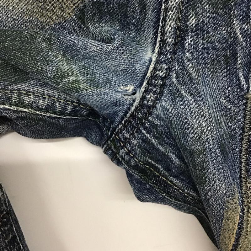 ディーゼル DIESEL パンツ デニム、ジーンズ W28 ペイント 28インチ  青 / ブルー / blue メンズ USED 古着 中古 10153351